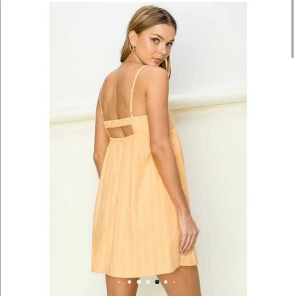 Orange mini sundress - Picture 3 of 3
